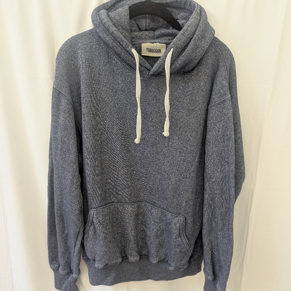 Toboggan Unisex Gray Blue Hoodie Sweater